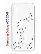 Чехол-накладка Samsung Galaxy A70 2019 (576908) Kruche PRINT Муравьи