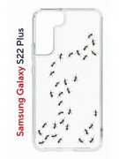 Чехол-накладка Samsung Galaxy S22 Plus Kruche Print Муравьи
