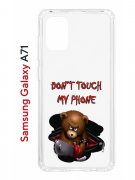 Чехол-накладка Samsung Galaxy A71 (582679) Kruche PRINT Не бери мой телефон