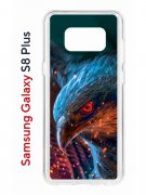 Чехол-накладка Samsung Galaxy S8 Plus Kruche Print Орел