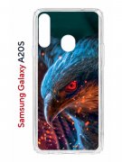 Чехол-накладка Samsung Galaxy A20S (588937) Kruche PRINT Орел