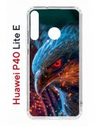 Чехол-накладка Huawei P40 Lite E/Honor 9C Kruche Print Орел
