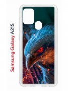 Чехол-накладка Samsung Galaxy A21S Kruche Print Орел