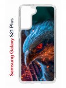 Чехол-накладка Samsung Galaxy S21 Plus (594681) Kruche PRINT Орел