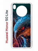 Чехол-накладка Huawei Honor 50 Lite/Nova 8i Kruche Print Орел