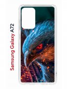 Чехол-накладка Samsung Galaxy A72 (598893) Kruche PRINT Орел