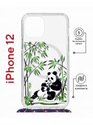 Чехол-накладка Apple iPhone 12  (598927) Kruche PRINT Панды
