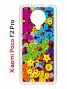 Чехол-накладка Xiaomi Poco F2 Pro (593962) Kruche PRINT Пуговки