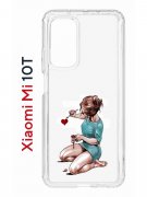 Чехол-накладка Xiaomi Mi 10T (593946) Kruche PRINT Рисуя любовь