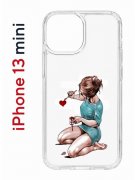 Чехол-накладка Apple iPhone 13 mini (606541) Kruche PRINT Рисуя любовь
