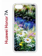 Чехол-накладка Huawei Honor 7A/Y5 2018/Y5 Prime 2018 Kruche Print Ромашки у ручья