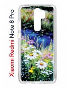 Чехол-накладка Xiaomi Redmi Note 8 Pro Kruche Print Ромашки у ручья