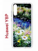 Чехол-накладка Huawei Y8p/Honor 30i/P Smart S 2020 Kruche Print Ромашки у ручья