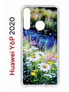 Чехол-накладка Huawei Y6p 2020 Kruche Print Ромашки у ручья