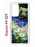 Чехол-накладка Xiaomi Mi 10T (593946) Kruche PRINT Ромашки у ручья
