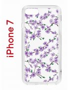 Чехол-накладка iPhone 7/8/SE (2020) Kruche Print Сакура