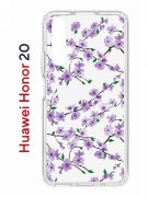 Чехол-накладка Huawei Honor 20/Nova 5T Kruche Print Сакура