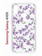 Чехол-накладка Samsung Galaxy A10S Kruche Print Сакура