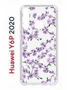 Чехол-накладка Huawei Y6p 2020 Kruche Print Сакура