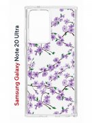 Чехол-накладка Samsung Galaxy Note 20 Ultra Kruche Print Сакура