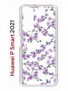 Чехол-накладка Huawei P Smart 2021 Kruche Print Сакура