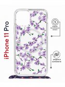 Чехол-накладка Apple iPhone 11 Pro (598923) Kruche PRINT Сакура