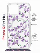 Чехол-накладка Apple iPhone 12 Pro Max (598924) Kruche PRINT Сакура