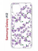 Чехол-накладка Samsung Galaxy A12 (608589) Kruche PRINT Сакура