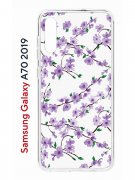 Чехол-накладка Samsung Galaxy A70 2019 (576908) Kruche Print Сакура