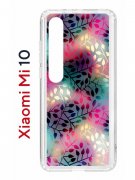 Чехол-накладка Xiaomi Mi 10 (593959) Kruche PRINT Цветные листья