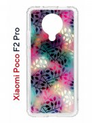 Чехол-накладка Xiaomi Poco F2 Pro (593962) Kruche PRINT Цветные листья