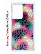 Чехол-накладка Samsung Galaxy Note 20 Ultra Kruche Print Цветные листья