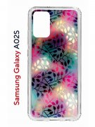 Чехол-накладка Samsung Galaxy A02s (594636) Kruche PRINT Цветные листья