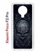 Чехол-накладка Xiaomi Poco F2 Pro (593962) Kruche PRINT Череп техно
