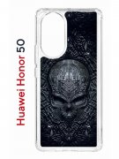 Чехол-накладка Huawei Honor 50/Nova 9 Kruche Print Череп техно