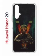 Чехол-накладка Huawei Honor 20  (582680) Kruche PRINT Орда 3