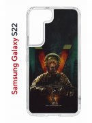 Чехол-накладка Samsung Galaxy S22 (610633) Kruche PRINT Орда 3
