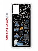 Чехол-накладка Samsung Galaxy A71 (582679) Kruche PRINT Кот Калининград 