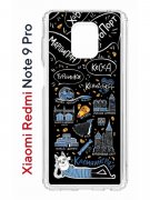 Чехол-накладка Xiaomi Redmi Note 9 Pro  (588932) Kruche PRINT Кот Калининград 