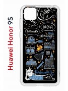 Чехол-накладка Huawei Honor 9S  (588929) Kruche PRINT Кот Калининград 