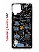Чехол-накладка Samsung Galaxy A12 (608589) Kruche PRINT Кот Калининград 
