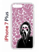 Чехол-накладка Apple iPhone 7 Plus (580664) Kruche PRINT Любовь и Крик