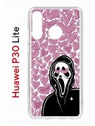 Чехол-накладка Huawei P30 Lite/Honor 20S/Honor 20 Lite/Nova 4e Kruche Print Любовь и Крик