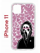 Чехол-накладка iPhone 11 Kruche Print Любовь и Крик