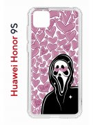 Чехол-накладка Huawei Honor 9S  (588929) Kruche PRINT Любовь и Крик