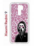 Чехол-накладка Xiaomi Redmi 9 Kruche Print Любовь и Крик