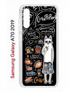 Чехол-накладка Samsung Galaxy A70 2019 (580673) Kruche PRINT Кот Сочи