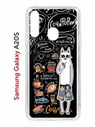 Чехол-накладка Samsung Galaxy A20S (588937) Kruche PRINT Кот Сочи