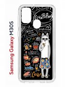 Чехол-накладка Samsung Galaxy M30S (583855) Kruche PRINT Кот Сочи