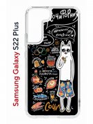 Чехол-накладка Samsung Galaxy S22 Plus (610634) Kruche PRINT Кот Сочи